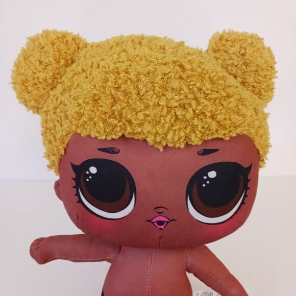 LOL Surprise Plush Doll Queen Bee Gold Hair 15" Long Stuffed Toy No Clothes - Picture 2 of 7